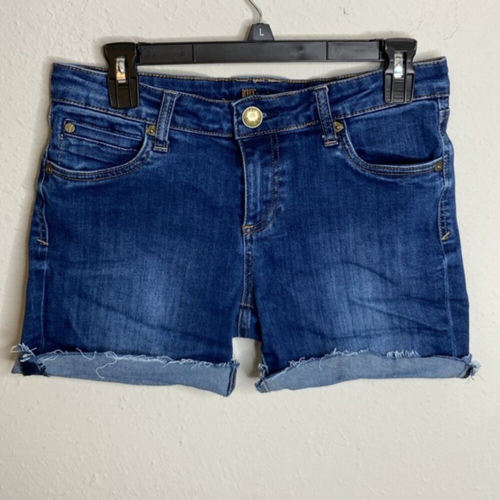 Kut from the Kloth Women’s Size 6 Distressed Blue Jean Shorts